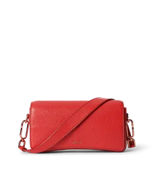 ECCO® Pinch Leren schoudertas - Rood - M