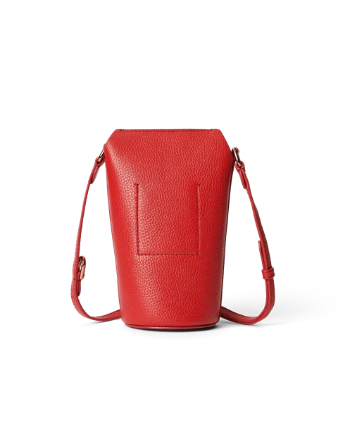 ECCO® Pot crossbody-laukku nahkaa - Punainen - B