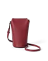 ECCO® Pot Skuldertaske i læder - Rød - M