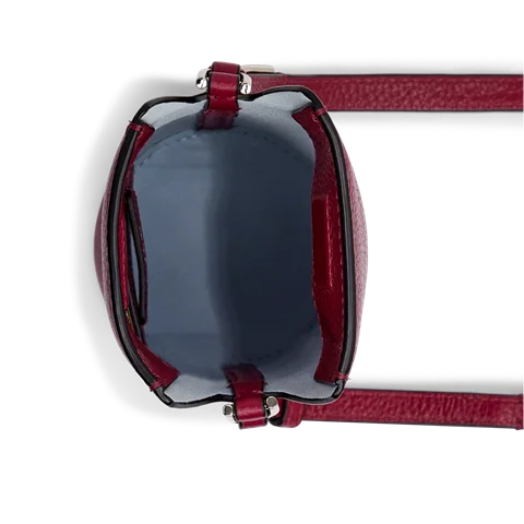 Skórzana torebka przez ramię ECCO® Pot - Czerwony - Birdeye