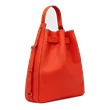 Skórzana torba na ramię ECCO® Sail - Czerwony - Back