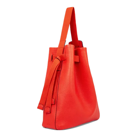 ECCO® Sail Leather Shoulder Bag - Red - Main