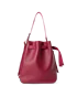 ECCO® Sail Leather Hobo Bag - Red - M