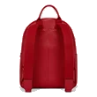 ECCO® Textureblock Leather Small Backpack - Red - Back