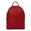ECCO® Textureblock Leather Small Backpack - Red - Front