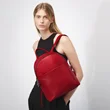 Malý kožený batoh ECCO® Textureblock - Červená - Lifestyle 2