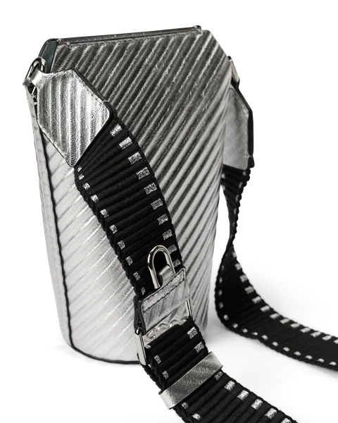 ECCO Pot Bag - Silver - D1
