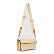 Skórzana torba przez ramię z klapką ECCO® Colorblock - Żółty - Main