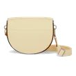 ECCO® Colorblock Satteltasche aus Leder - Gelb - Front