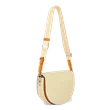 Skórzana torebka saddle bag ECCO® Colorblock - Żółty - Main