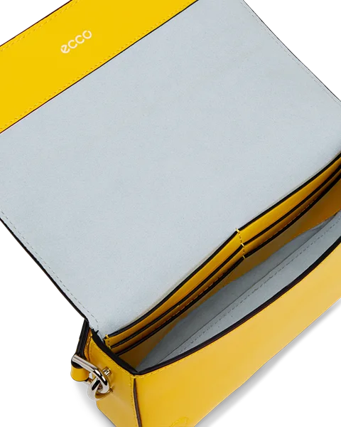 ECCO® Leather Crossbody Bag - Yellow - I