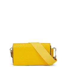 ECCO® Leather Crossbody Bag - Yellow - M