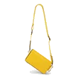 Skórzana torebka przez ramię ECCO® - Żółty - Main