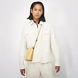 ECCO® Pot Textureblock Leather Crossbody Bag - Yellow - Lifestyle