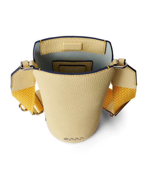 ECCO® Pot skuldertaske i læder - Gul - I