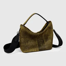 ECCO® Takeaway Leather Crossbody Bag - Yellow - Main