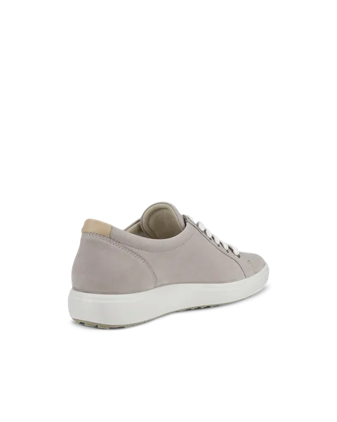 ECCO® Soft 7 sneakers i nubuck til damer - Grå - B