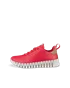 ECCO® Gruuv sneakers i læder til damer - Rød - O