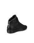 ECCO® Soft 60 Damen High-Top Sneaker aus Leder - Schwarz - B