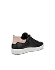ECCO® Soft 7 Damen Ledersneaker - Schwarz - B