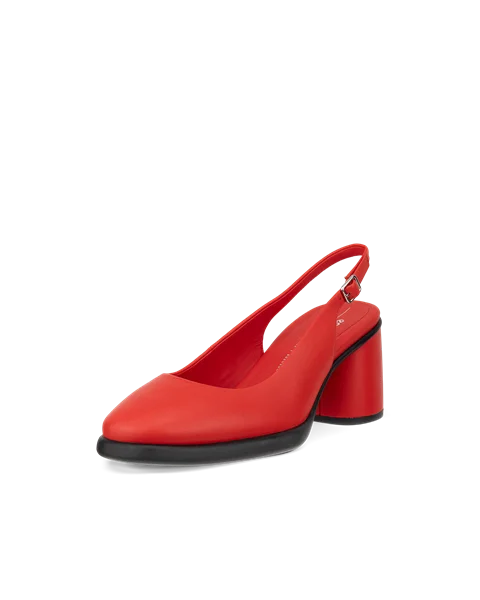 ECCO® Sculpted LX 55 Damen Lederpumps mit Blockabsatz - Rot - M
