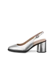 ECCO® Sculpted LX 55 Damen Lederpumps mit Blockabsatz - Silber - O