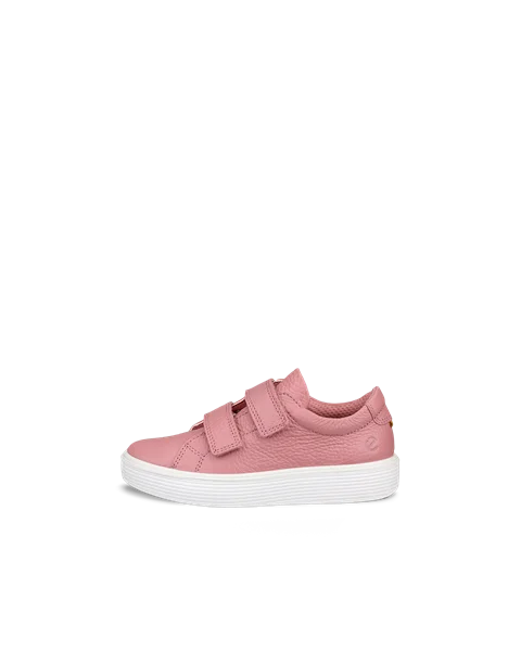 Dětské kožené tenisky ECCO® Soft 60 - Růžová  - O