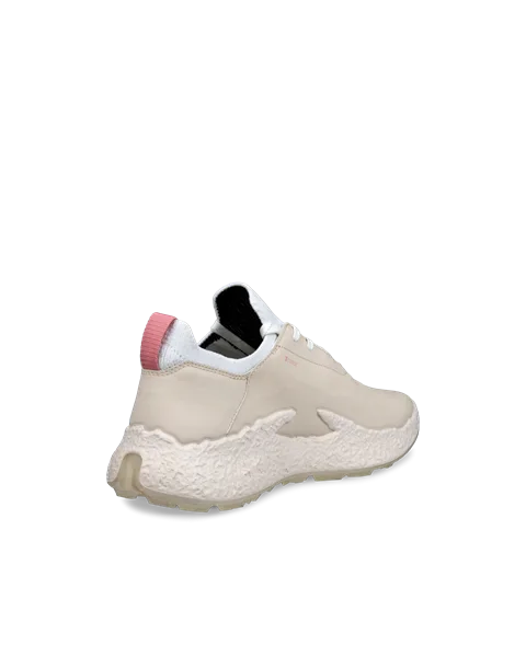 Women's ECCO® Golf BIOM H5 Leather Waterproof Shoe - Beige - B