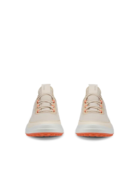 ECCO® Golf Core tekstil golfsko til damer - Beige - Front_Pair