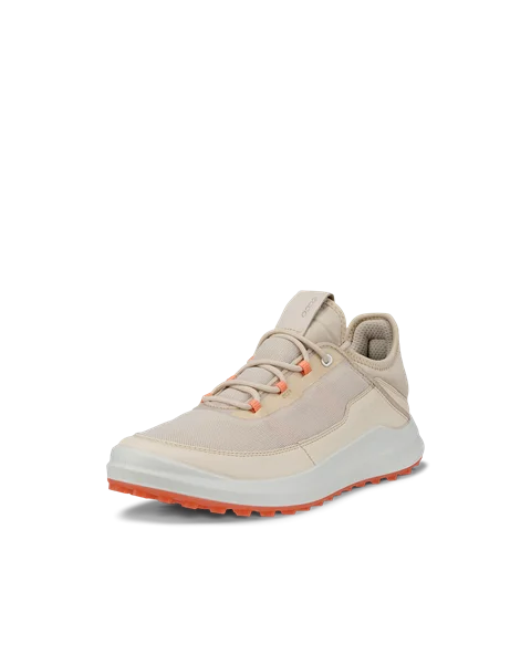 Damskie tekstylne buty do golfa ECCO® Golf Core - Beżowy - M