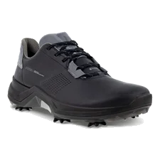 Męskie skórzane buty do golfa z kolcami z Gore-Tex ECCO® Golf Biom G5 - Czarny - Main