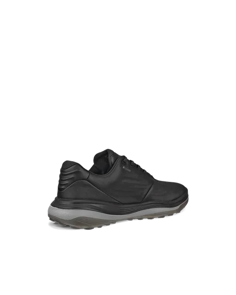 Męskie wodoodporne skórzane buty do golfa ECCO® Golf LT1 - Czarny - B