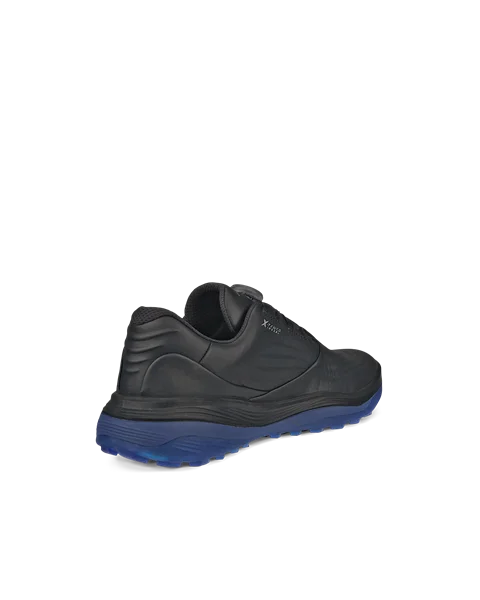 Męskie wodoodporne skórzane buty do golfa ECCO® Golf LT1 - Czarny - B