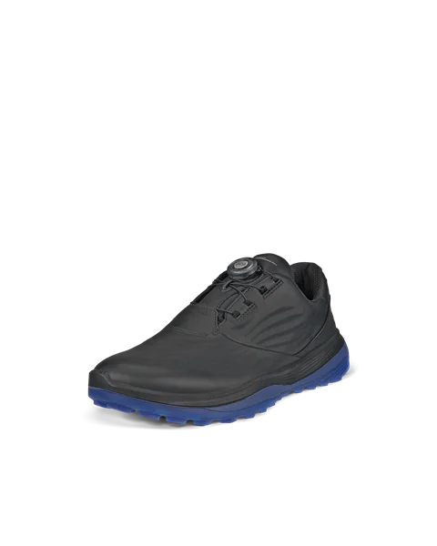 Men's ECCO® Golf LT1 Leather Waterproof Shoe - Black - M