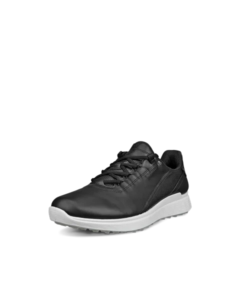 ECCO® Golf S-Casual chaussure de golf imperméable en cuir pour homme - Noir - M