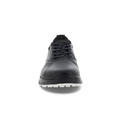 Męskie skórzane buty do golfa z Gore-Tex ECCO® Golf S-Three - Czarny - Front