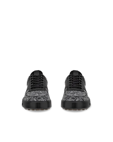 ECCO® Golf Street 720 Gore-Tex golfsko i læder til herrer - Sort - Front_Pair