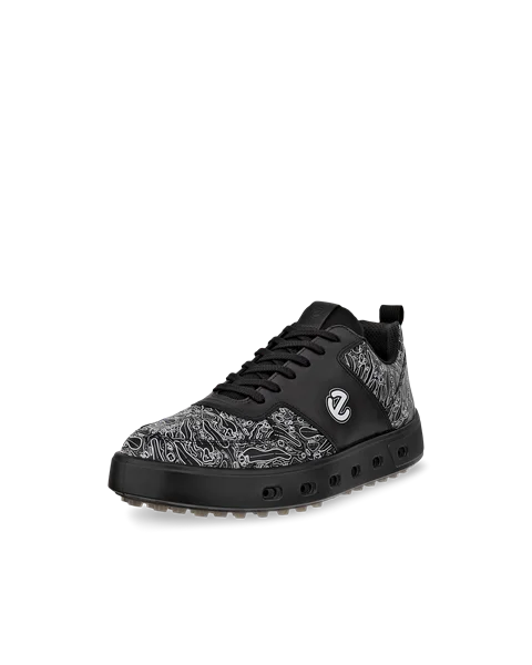 ECCO® Golf Street 720 Gore-Tex golfsko i læder til herrer - Sort - M
