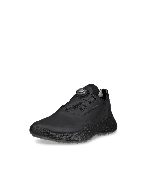 Women's ECCO® Golf BIOM H5 Leather Waterproof Shoe - Black - M