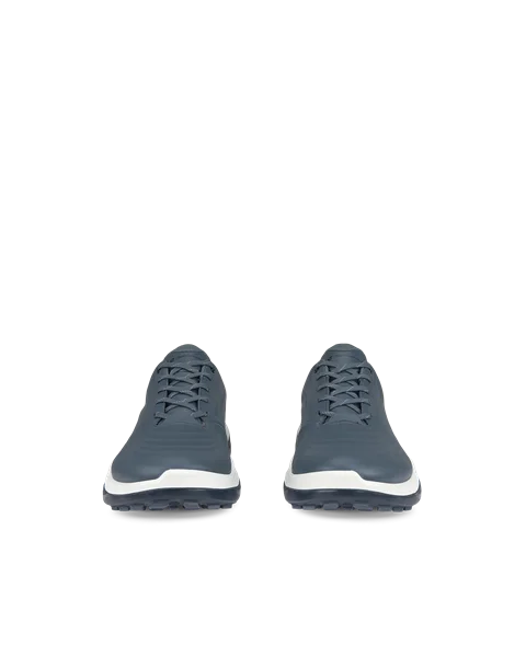 Men's ECCO® Golf LT1 Leather Waterproof Shoe - Blue - Front_Pair