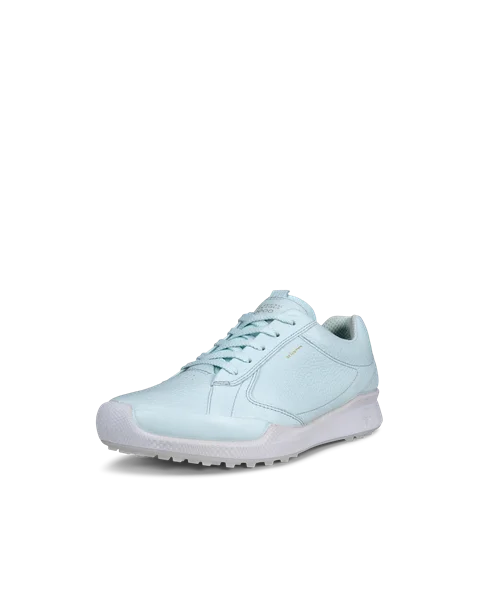 Damskie skórzane buty do golfa ECCO® Biom Golf Hybrid - Niebieski - M