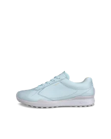 Damskie skórzane buty do golfa ECCO® Biom Golf Hybrid - Niebieski - O
