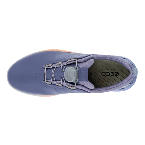 Dámská kožená Gore-Tex golfová obuv ECCO® Golf S-Three - Modrá - Top