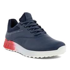 ECCO® Golf S-Three Gore-Tex golfsko i læder til damer - Blå - Main