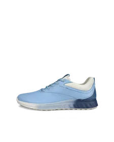 ECCO® Golf S-Three chaussure de golf en cuir Gore-Tex pour femme - Bleu - O