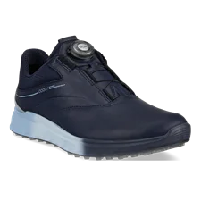 Dámská kožená Gore-Tex golfová obuv ECCO® Golf S-Three - Modrá - Main