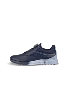 Ženski Gore-Tex usnjeni čevlji za golf ECCO® Golf S-Three - modra - O