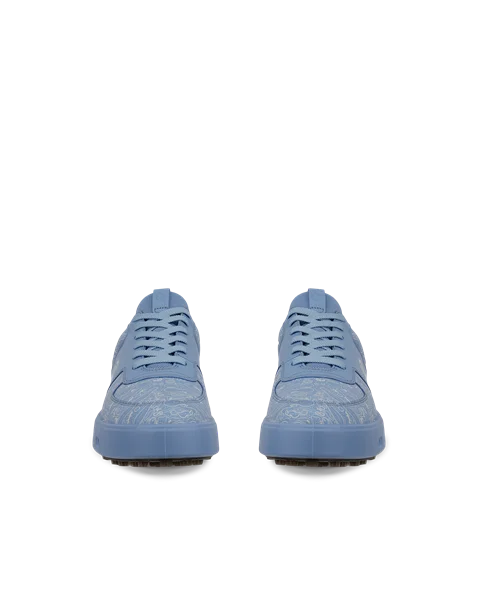 Women's ECCO® Golf Street 720 Leather Gore-Tex Golf Shoe - Blue - Front_Pair