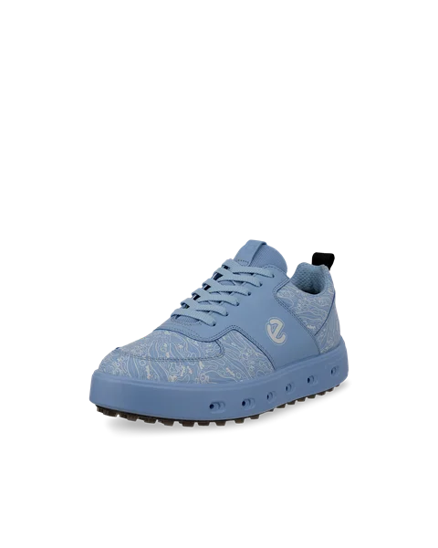 Women's ECCO® Golf Street 720 Leather Gore-Tex Golf Shoe - Blue - M