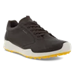 Men's ECCO® Golf Biom Hybrid Leather Shoe - Brown - Main